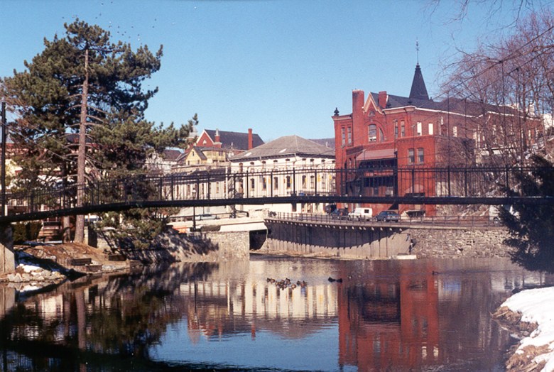 View of Bellefonte PA from Spring Creek