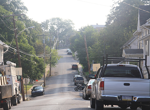 Street view in Bellefonte Pa
